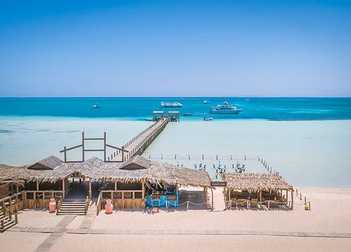 Schnorchelausflug zur Orange Bay Insel von Makadi Bay aus