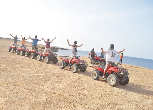 Quad Tour am Strand von Soma Bay - Private Fahrt am Meer und durch die Wüste