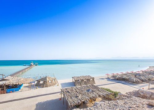 Schnorchelausflug zur Orange Bay Insel von Hurghada aus