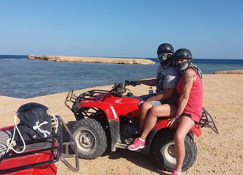 Quad Tour am Strand von El Gouna - Private Fahrt am Meer und durch die Wüste