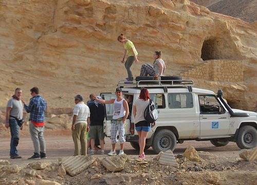 Jeep Safari von Soma Bay inkl. Kamelreiten und Besuch eines Beduinendorfs