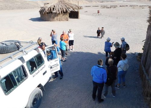 Jeep Safari von Sahl Hasheesh inkl. Kamelreiten und Besuch eines Beduinendorfs