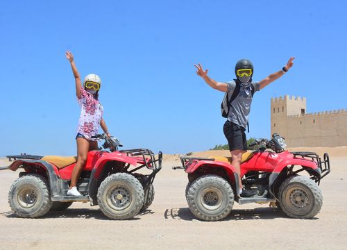 Private 3-stündige Quad Tour durch die Wüste von Soma Bay